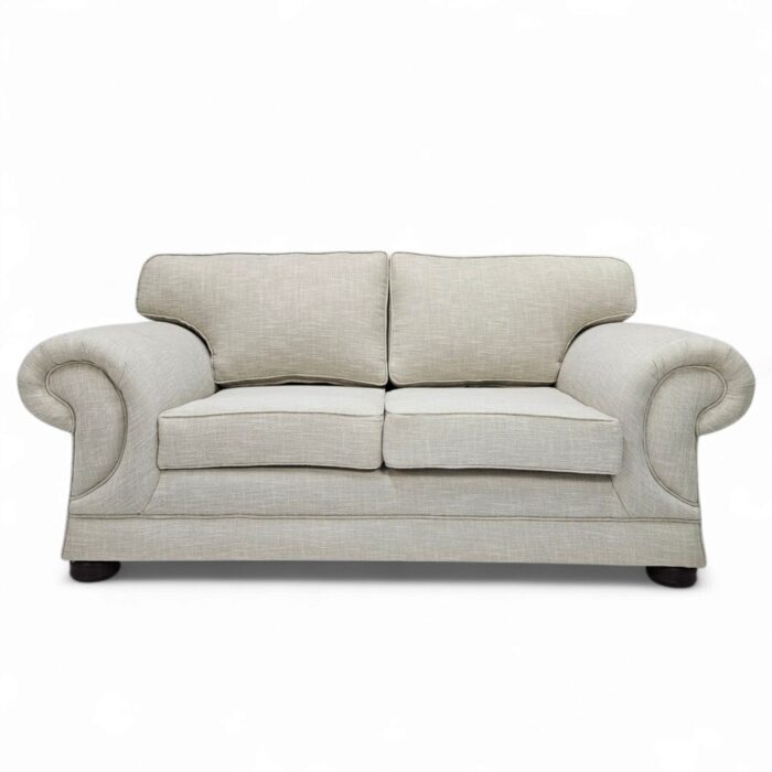 Lorraine 2 Div Ivory Couch Main