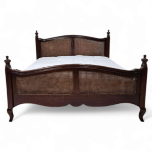 Sinead Mahogany Rattan Bed