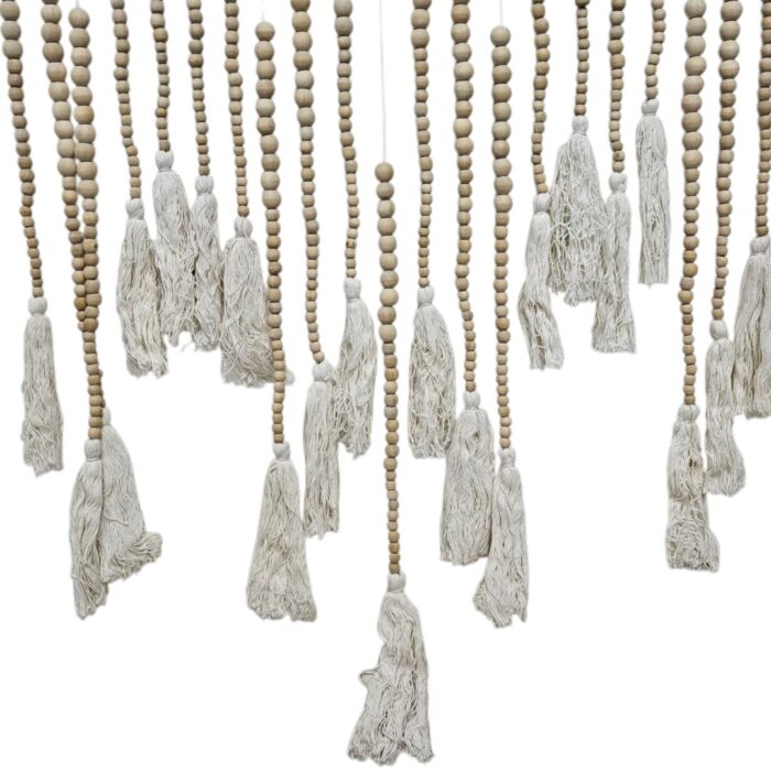 Macrame Kayu Wall Hanging Close Up