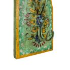 Painted Decor Wall Hook Green Close Side