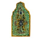 Painted Decor Wall Hook Green Main