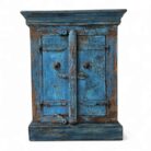 Reclaimed Blues Bedside Table Main Dark Blue