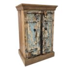 Reclaimed Blues Bedside Table Main Side