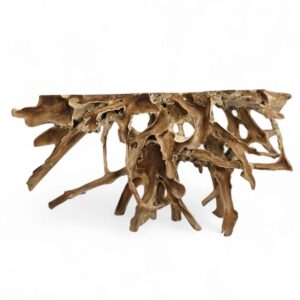 Burmese Teak Root Console Table