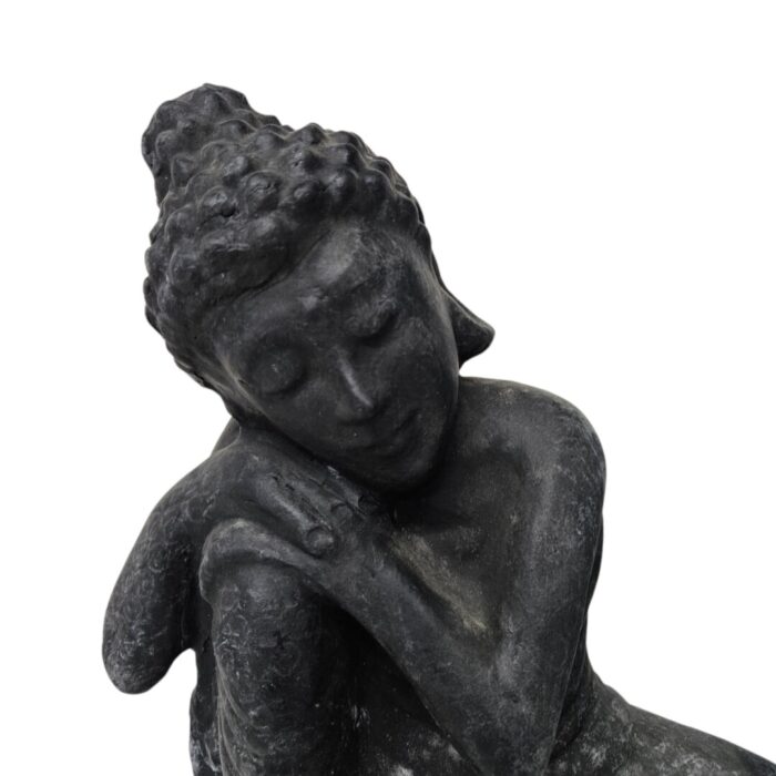 Black Santai Buddha Pottery