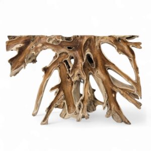 Burmese Teak Root Console Table