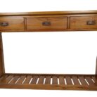 Teak Eva Console Table With Drawers_2