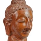 Terra Thai Buddha Head Statue Close
