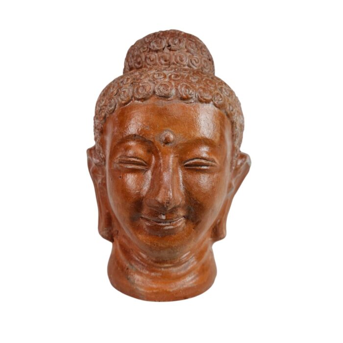 Terra Thai Buddha Head Statue Front