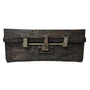 Vintage Rustic Metal Trunk