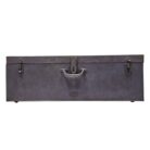 Vintage Rustic Metal Trunk Front