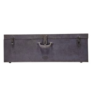 Vintage Rustic Metal Trunk