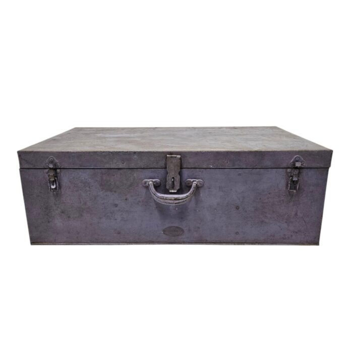Vintage Rustic Metal Trunk Main