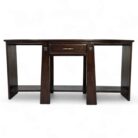 Zen Console Table Teak Brown