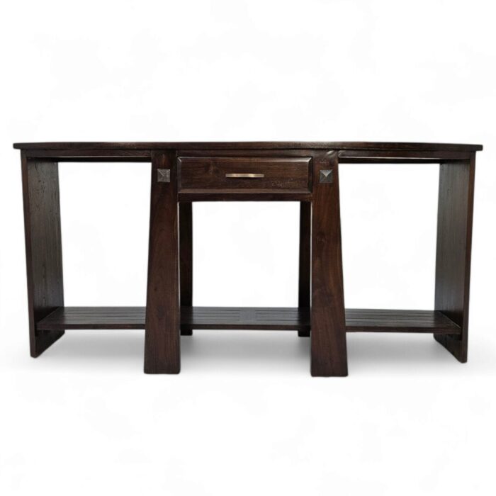 Zen Console Table Teak Brown