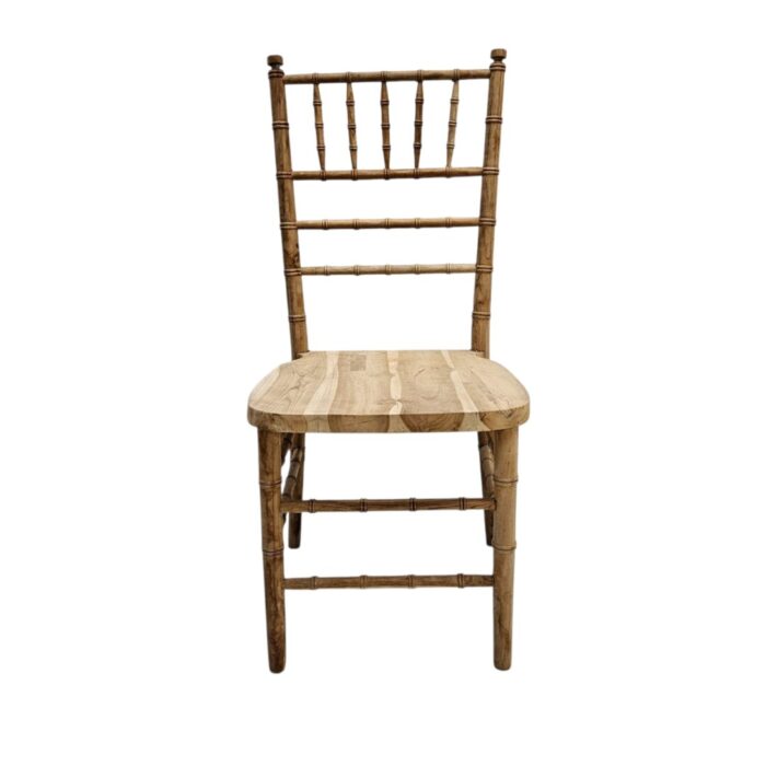 Azari Teak Dining Chair Front Top