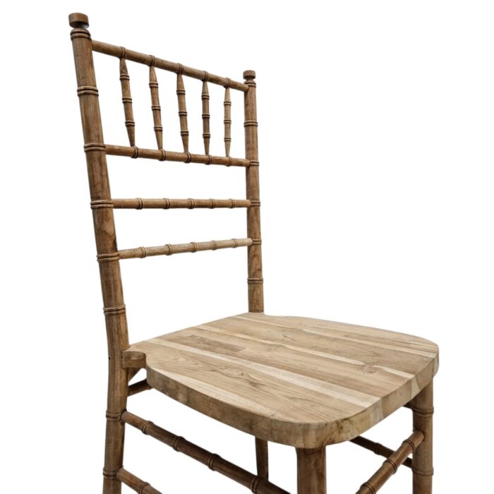 Azari Teak Dining Chair Side Close