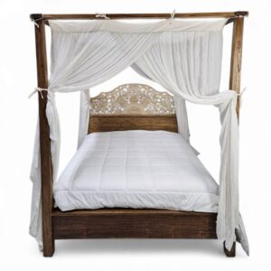 Carved Mandala Bed