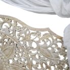 Carved Mandala Four Poster Bed Close Up