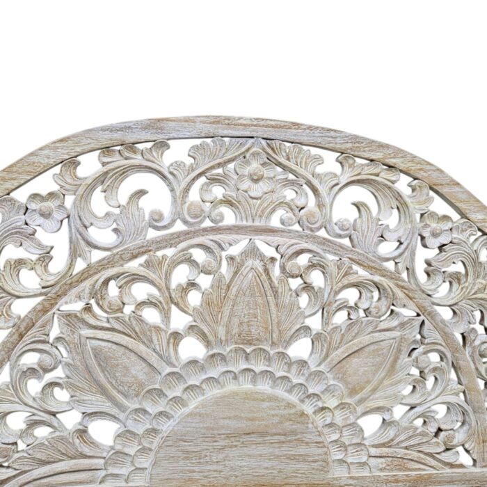 Carved Mandala Four Poster Bed Head