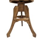 Ivar Arms Swivel Bar Chair Close Bottom