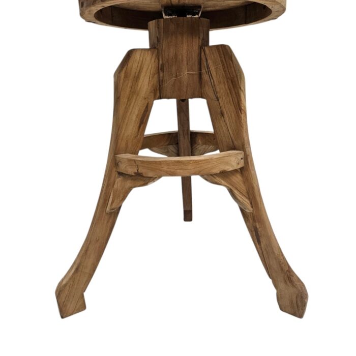 Ivar Arms Swivel Bar Chair Close Bottom
