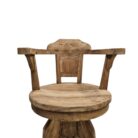 Ivar Arms Swivel Bar Chair Front Close