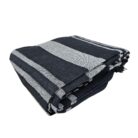 Kerala Black And Grey Throw Side