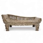 Ornate Carved Teak Daybed Main