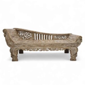 Ornate Teak Daybed