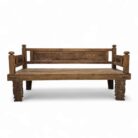 Ornate Panels Bench Teak Main