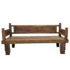Ornate Panels Bench Teak Main Front Top