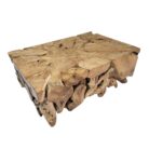 Puzzel Teak Root Coffee Table JAW5050D SiDE