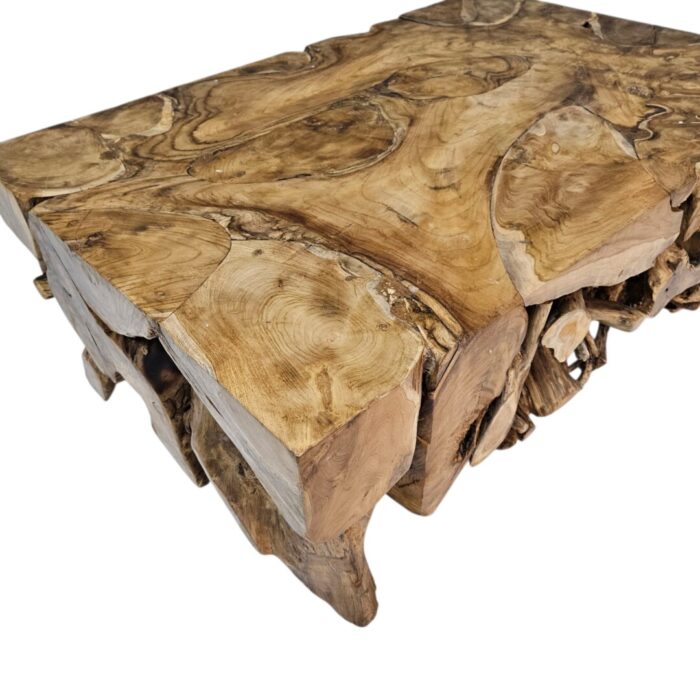 Puzzel Teak Root Coffee Table JAW5050E Close Up