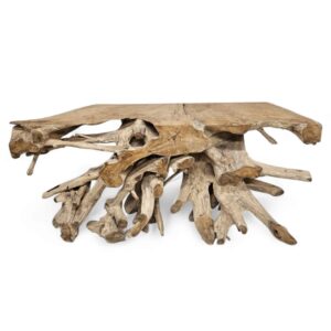 Burmese Teak Root Console Table