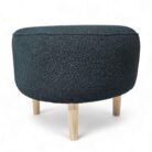 Round Olive Ottoman
