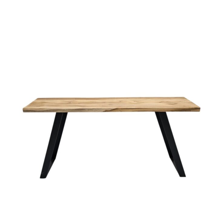 Slabline Teak Nat Console Table JAW2706 Front Top