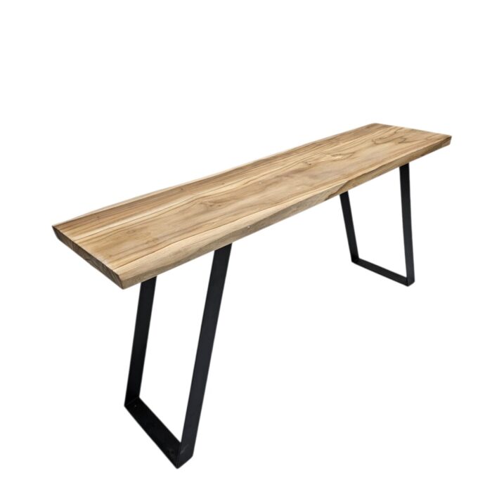 Slabline Teak Nat Console Table