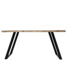 Slabline Teak Nat Console Table