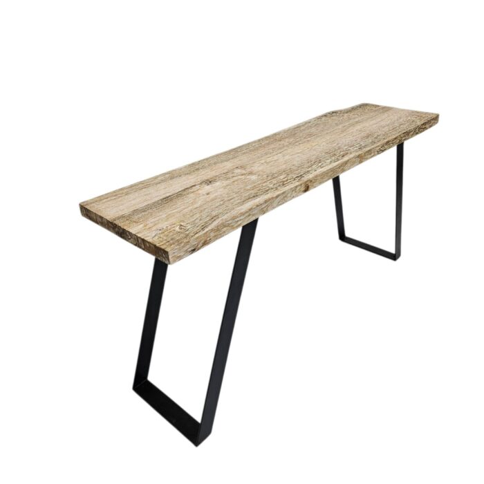 Slabline Teak Nat Console Table