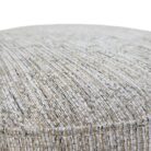 Round Beige Ottoman