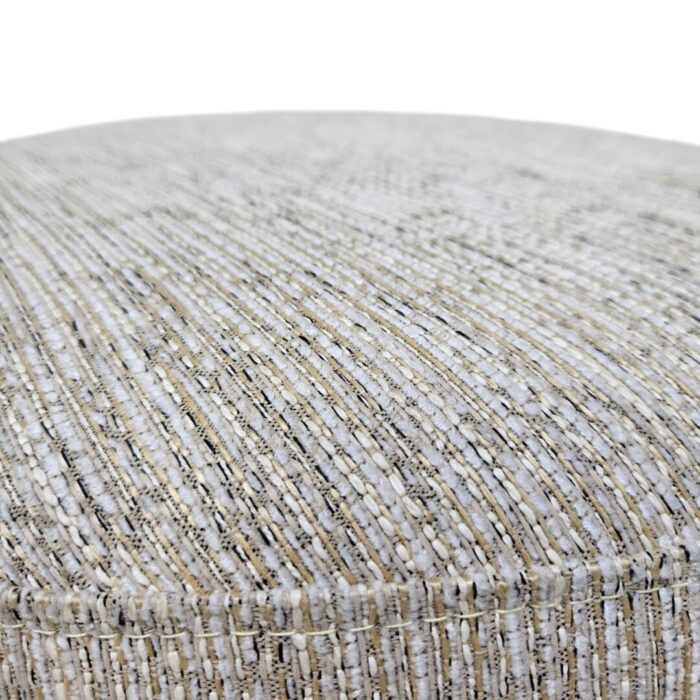 Round Beige Ottoman