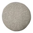 Round Beige Ottoman