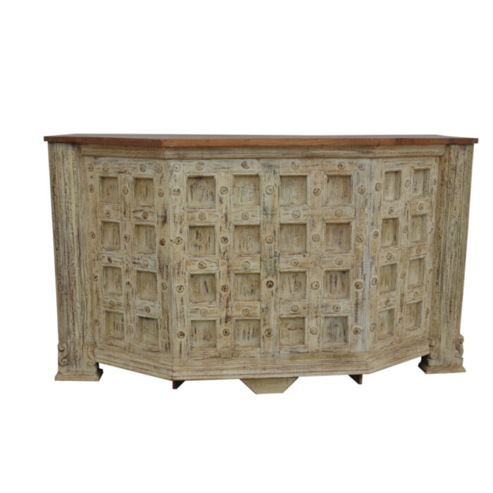 Agar Aged Old Doors Bar Counter KMF13008L