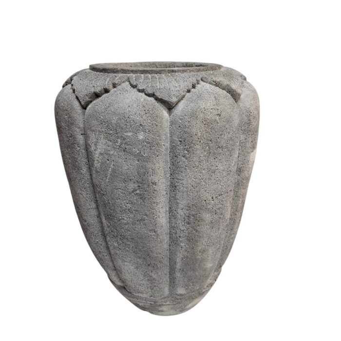 Carved Cement Pot SSP1060 Main