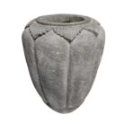 Carved Cement Pot SSP1060 Top