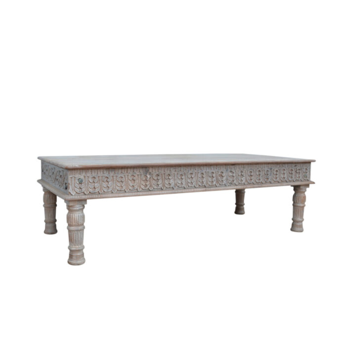 Carved Coffee Table KMF25306 Side