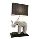 Carved Elephant Lamp Sid