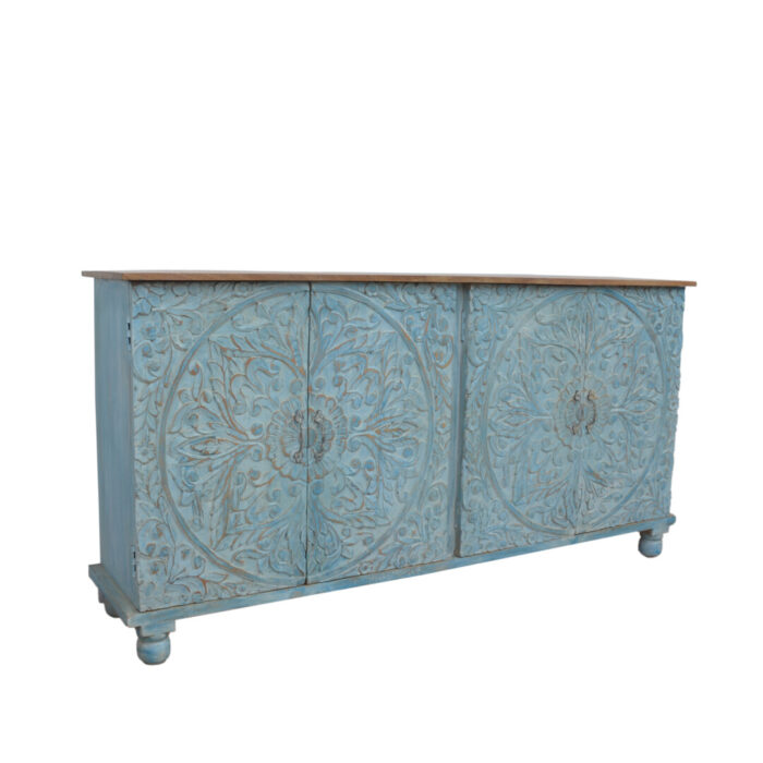 Carved Mandala Sideboard KMF19318 Side