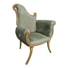 French carved occasional chair main right clode